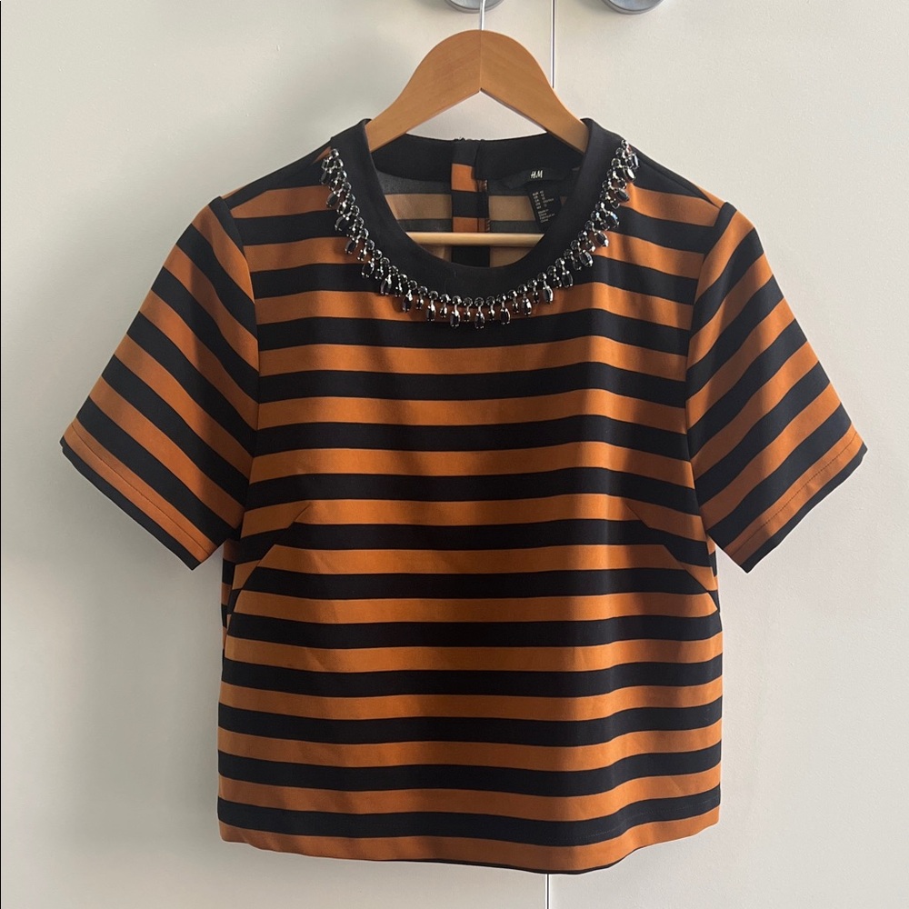 NWT H&M Embellished Top